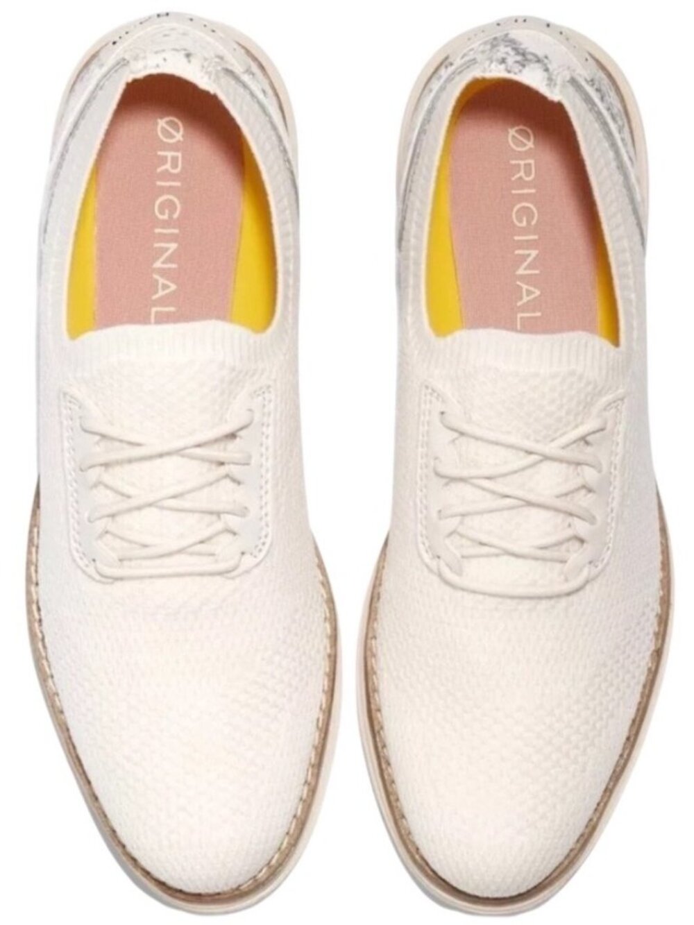 Cole Haan Womens Original Grand Meridian Oxford Faux Snakeskin Shoes Size 10 New